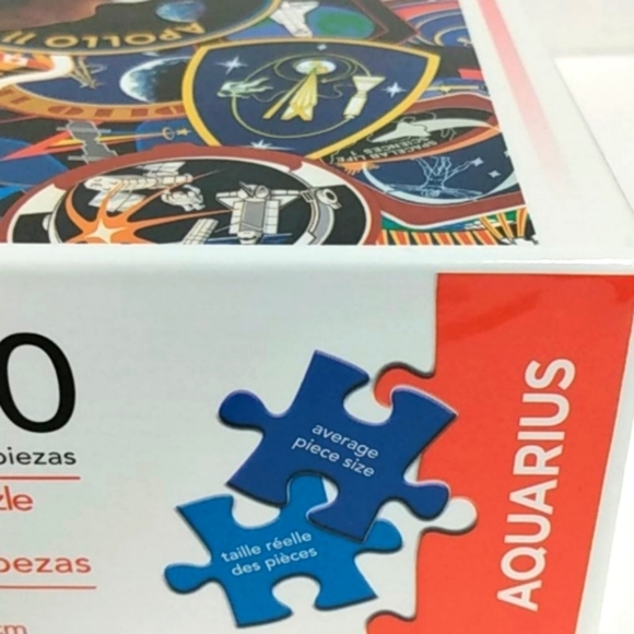 AQUARIUS NASA MISSION PATCHES PUZZLE 20x28 NIB - Picture 5 of 8